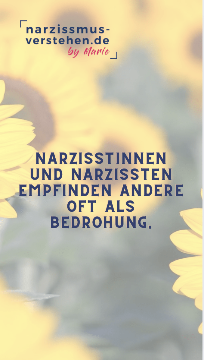 Narzissten empfinden andere als Bedrohung