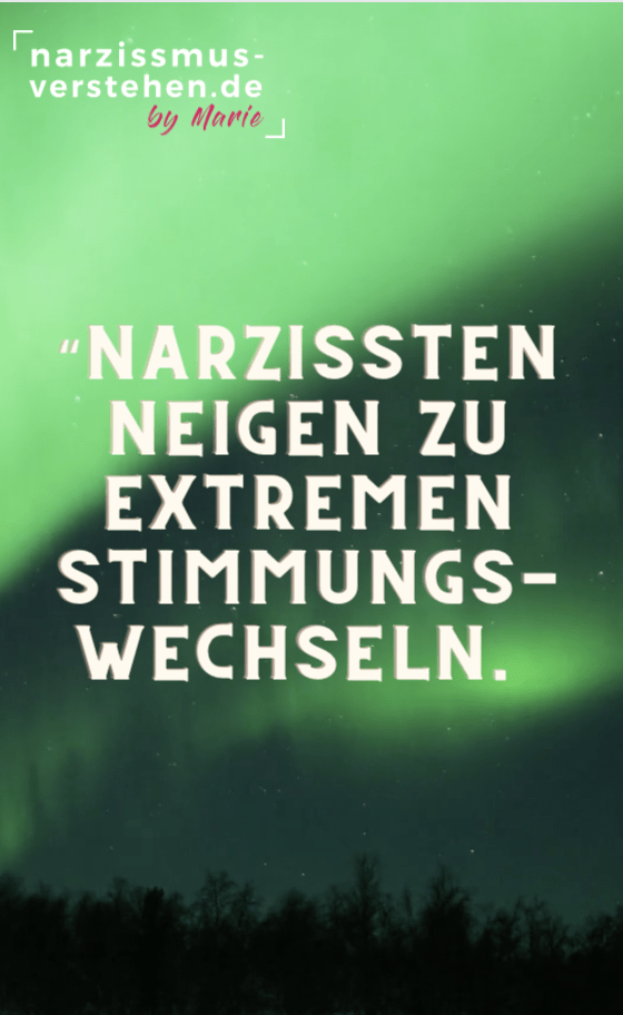 Stimmungsschwankungen von Narzissten