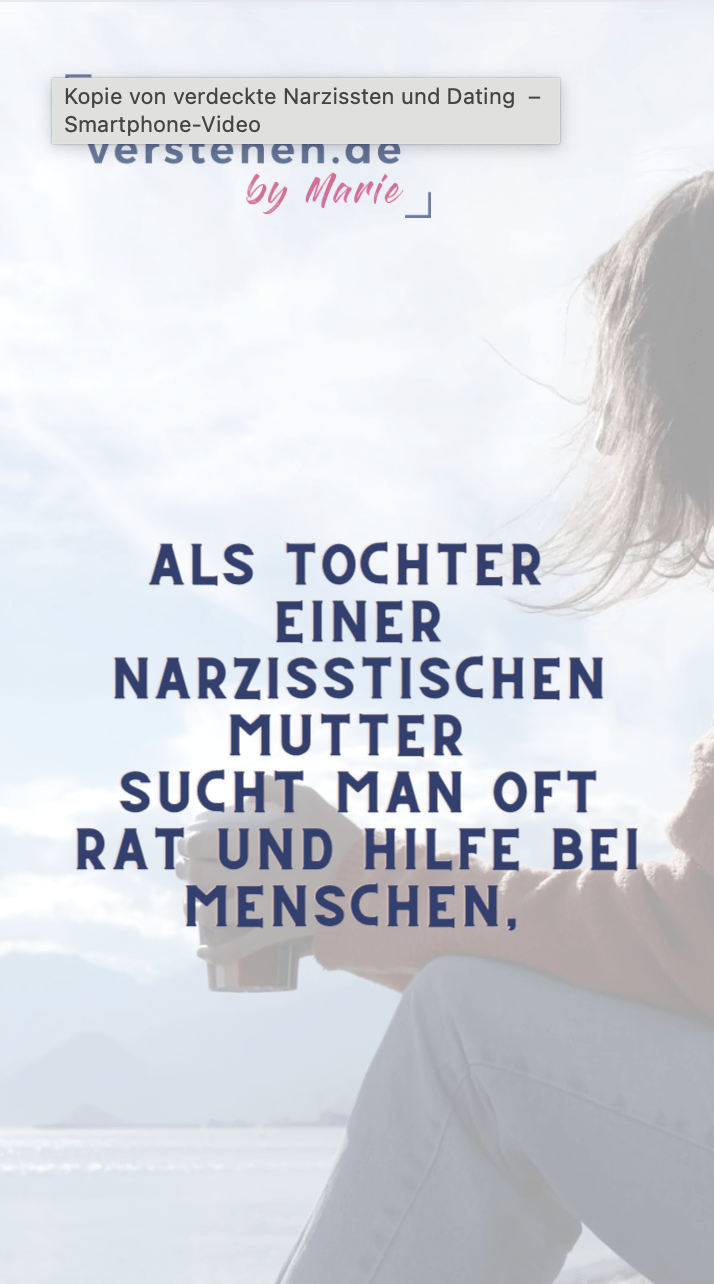 Auswirkung der Kindheit als Tochter narzisstischer Mutter