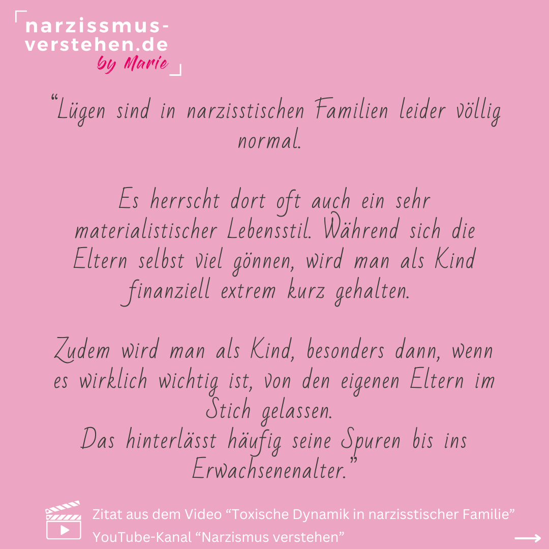 Toxische Dynamik in narzisstischer Familie