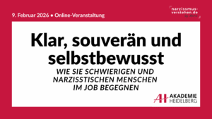 Online-Seminar Narzissmus im Job