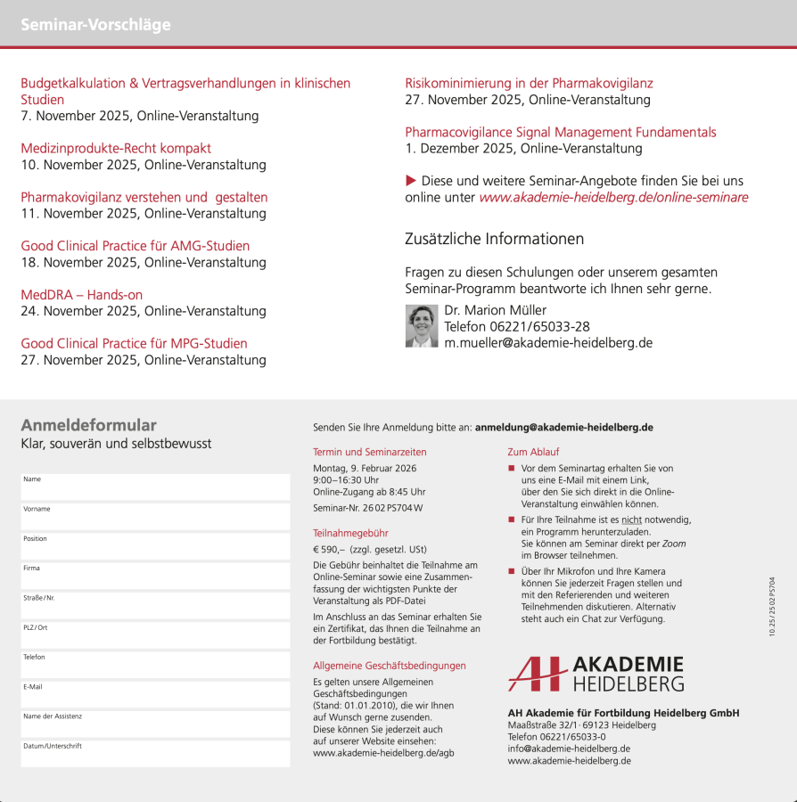 Online Seminar Narzissmus Ziele